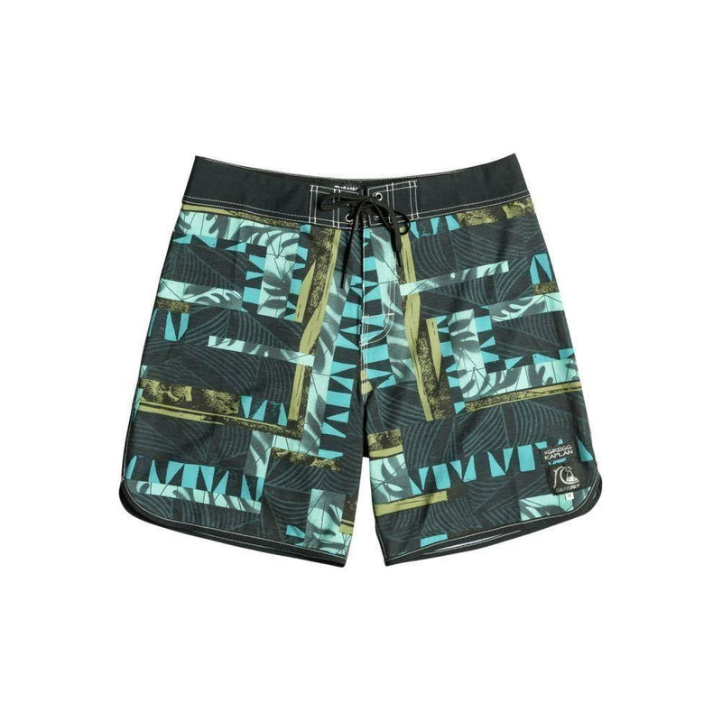 Quiksilver - BLANK CANVAS SCALLOP 18 - BLACK RADICAL TIMES 231 - Boardshort