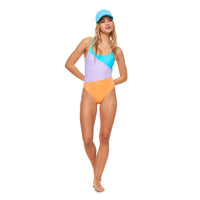 Roxy - COLORBLOCK PARTY ONE PIECE - BACHELOR BUTTON - Badeanzug