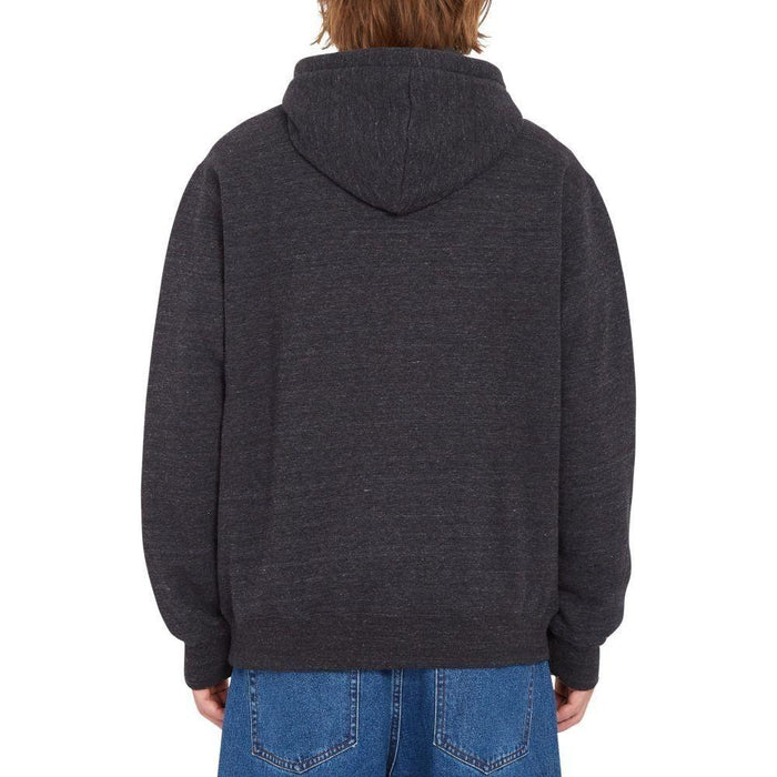 Volcom - SNGL STN ZIP FLEECE - HEATHER BLACK - Zip Hoodie
