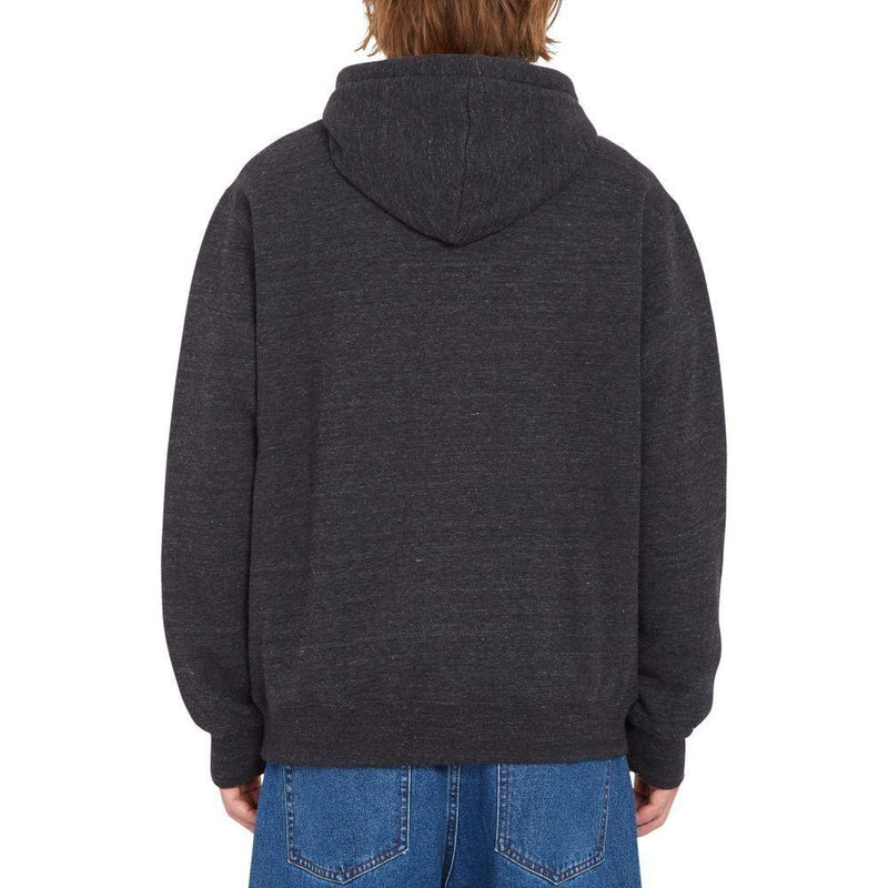 Volcom - SNGL STN ZIP FLEECE - HEATHER BLACK - Zip Hoodie