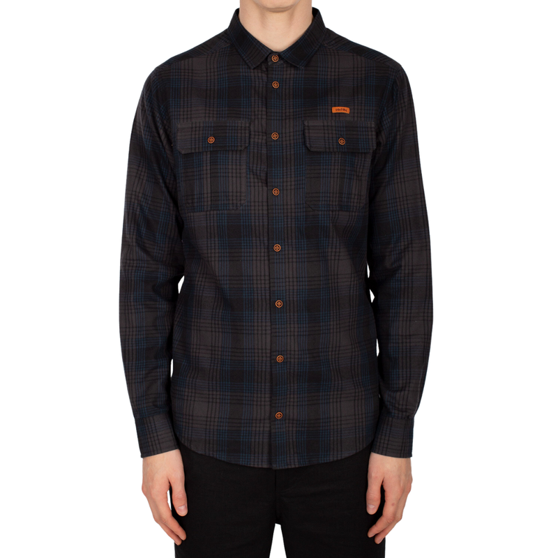 Iriedaily - Big Valle Shirt  - Black - Langarmhemd