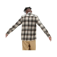 Vans - HELLESON LS SHIRT - OATMEAL/BLACK - Langarmhemd