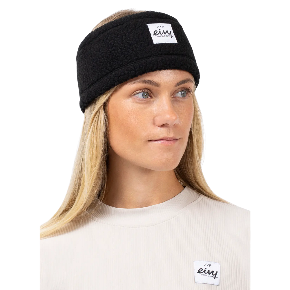 Eivy - Throwback Sherpa Headband - Black - Stirnband