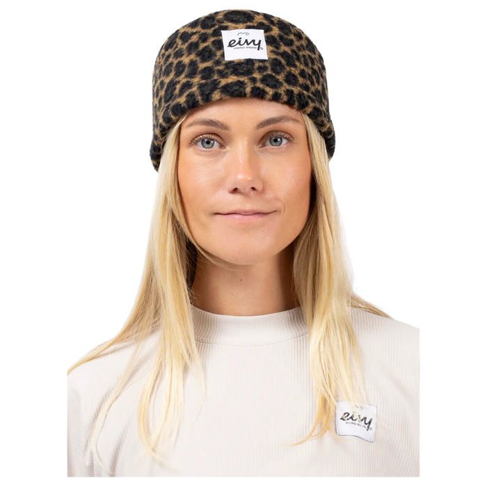 Eivy - Throwback Sherpa Headband - Leopard - Stirnband