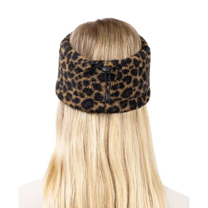 Eivy - Throwback Sherpa Headband - Leopard - Stirnband