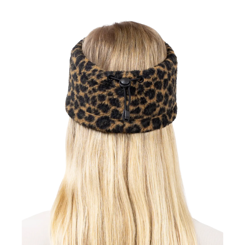 Eivy - Throwback Sherpa Headband - Leopard - Stirnband