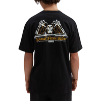 Vans - SOUNDS FROM BELOW SS TEE - BLACK - T-Shirt