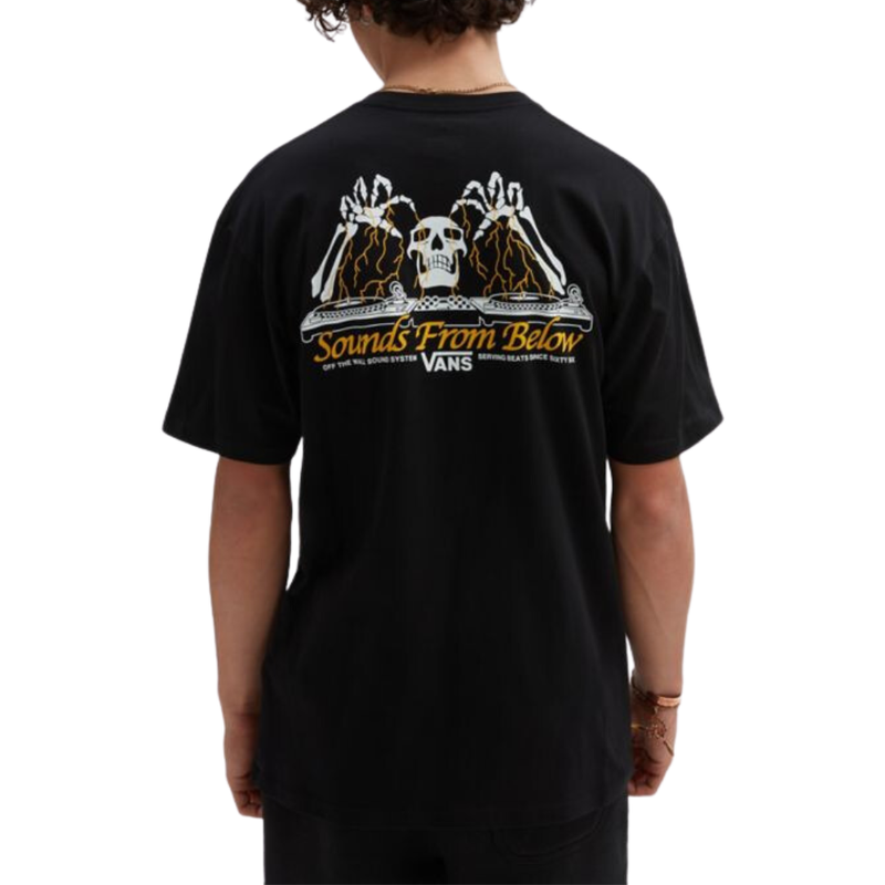 Vans - SOUNDS FROM BELOW SS TEE - BLACK - T-Shirt