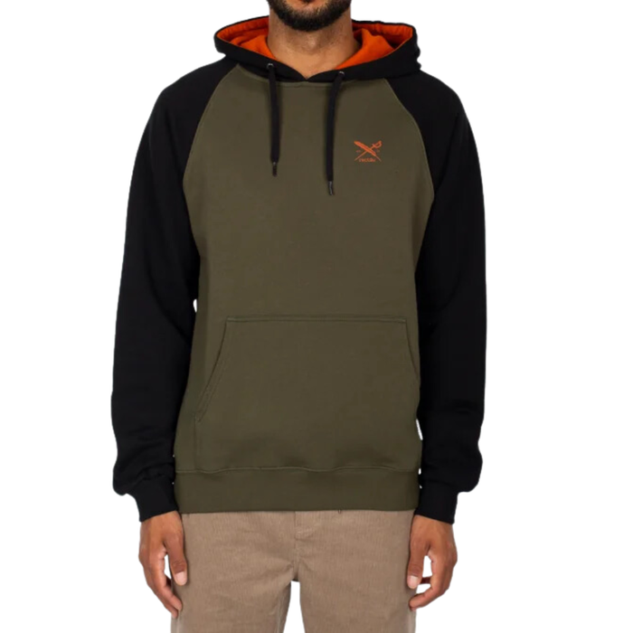 Iriedaily - De College Hoodie  - d olive - Kapuzenpulli