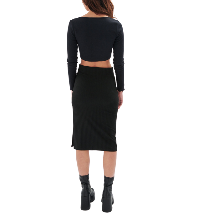 24 Colours - Shirt - black - T-Shirt Langarm