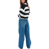 24 Colours - Pullover - striped - Polo Langarm