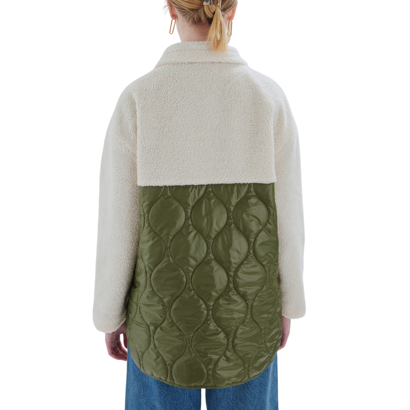 24 Colours - Jacket - olive - Fleece Jacke
