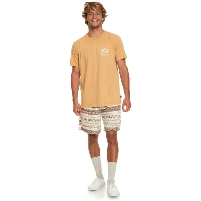Quiksilver - EARTHYTYPE  - MUSTARD - T-Shirt