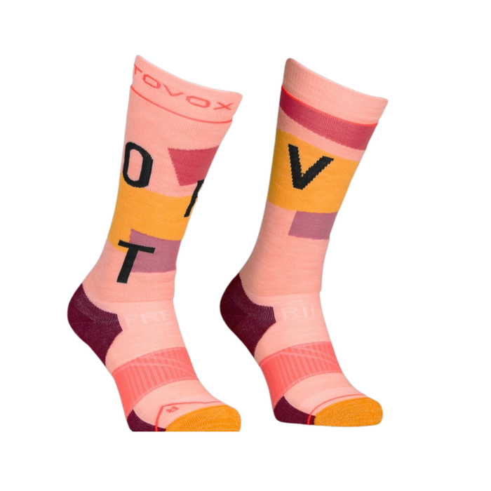 Ortovox - FREERIDE LONG SOCKS COZY W - bloom - Technische Socke