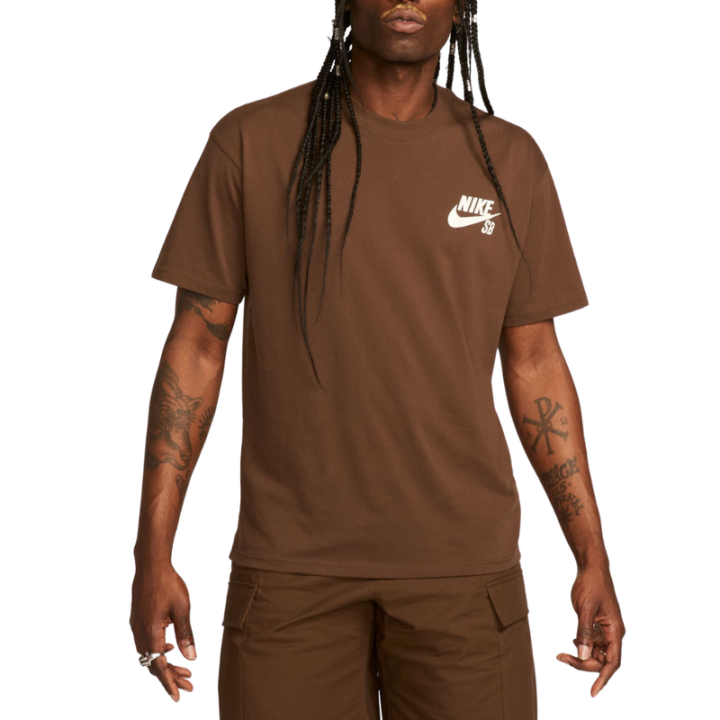 Nike - Nike SB - CACAO  WOW/WHITE - T-Shirt