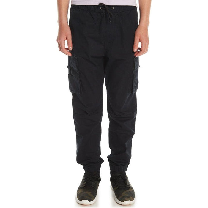 Quiksilver - UPCARGOTOSURF  - BLACK - Cargo Pant