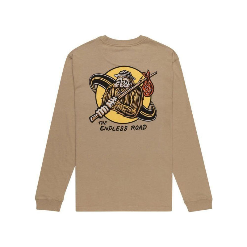 Element - TIMBER ROAM LS - KHAKI - T-Shirt Langarm