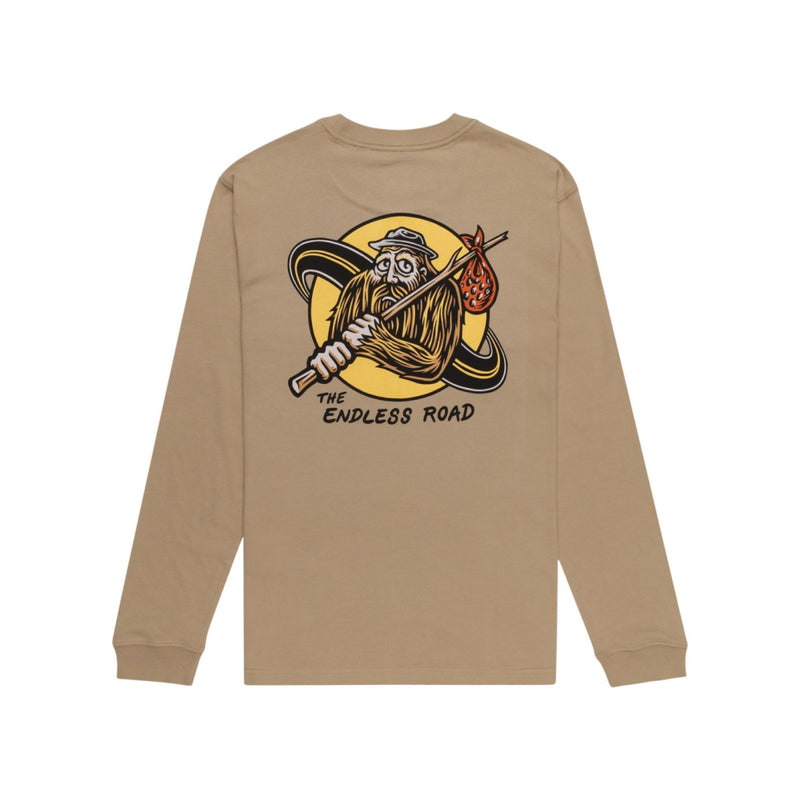 Element - TIMBER ROAM LS - KHAKI - T-Shirt Langarm