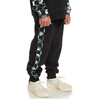 Quiksilver - AOP FLEECE - BLACK - Sweatpant