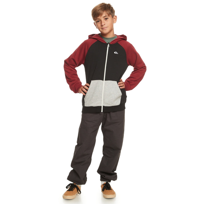 Quiksilver - EASY DAY - TIBETAN RED - Zip Hoodie