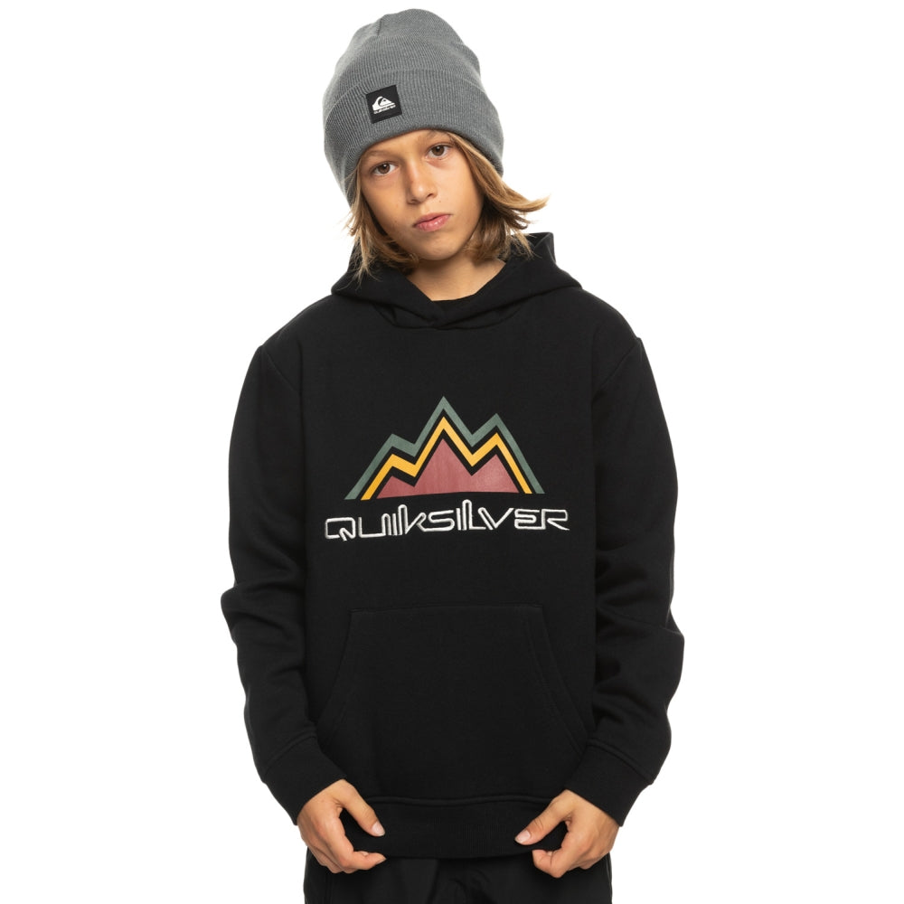 Quiksilver - BIG LOGO - TRUE BLACK - Kapuzenpulli