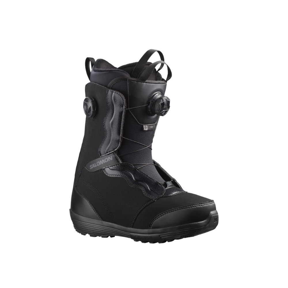 Salomon - IVY BOA SJ BOA  - BlackBlackCastlerock Gray - Freeride Boot