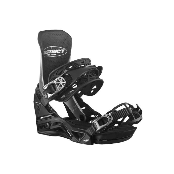Salomon - DISTRICT PRO TEAM - Chrome - Snowboardbindung