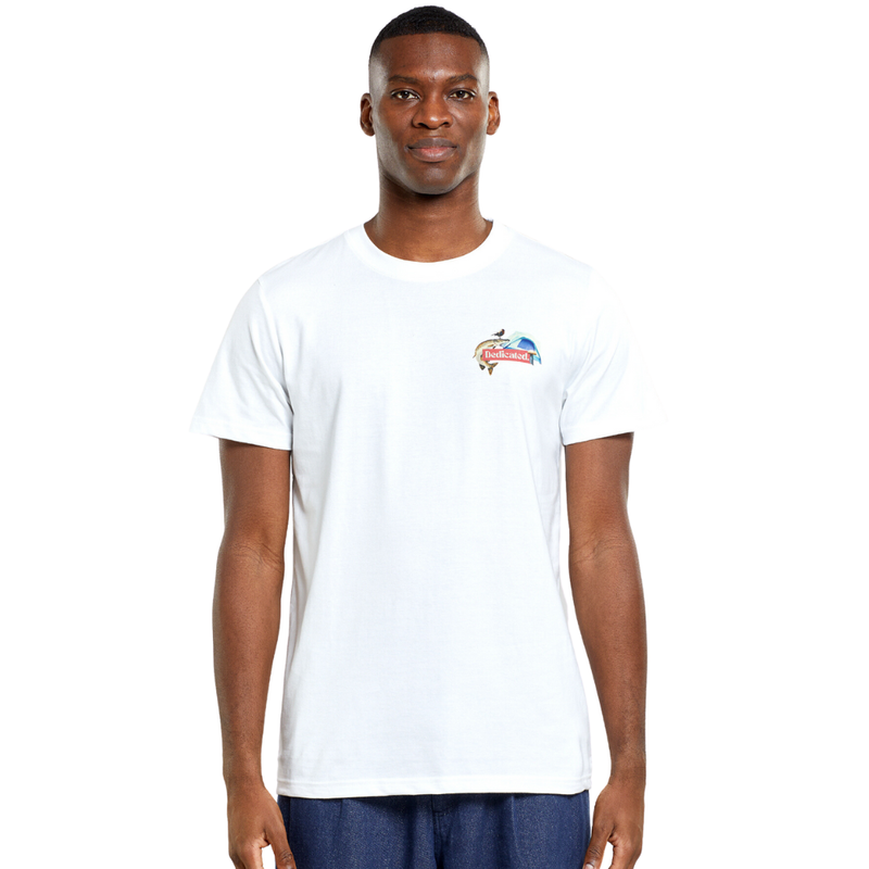 Dedicated - Stockholm Nature Collage - White - T-Shirt