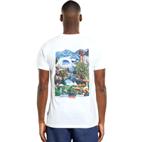Dedicated - Stockholm Nature Collage - White - T-Shirt
