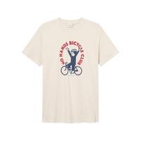 Dedicated - Stockholm No Hands  - Oat White - T-Shirt