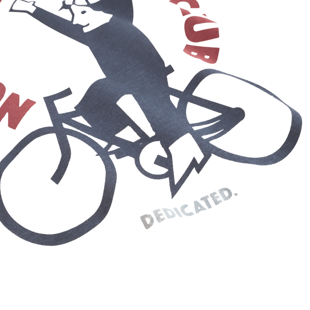 Dedicated - Stockholm No Hands  - Oat White - T-Shirt
