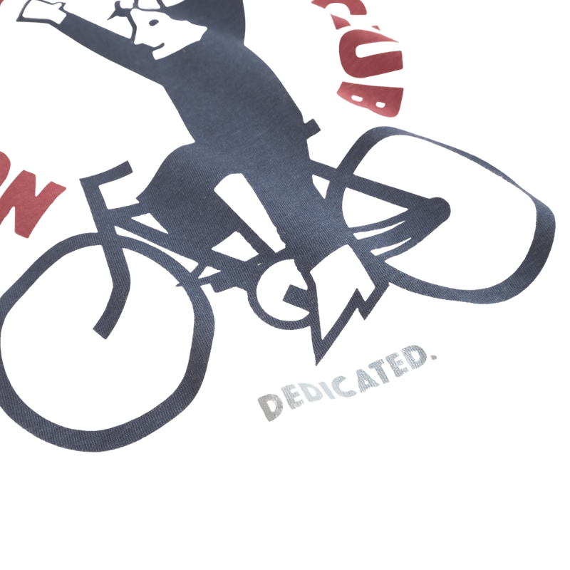 Dedicated - Stockholm No Hands  - Oat White - T-Shirt
