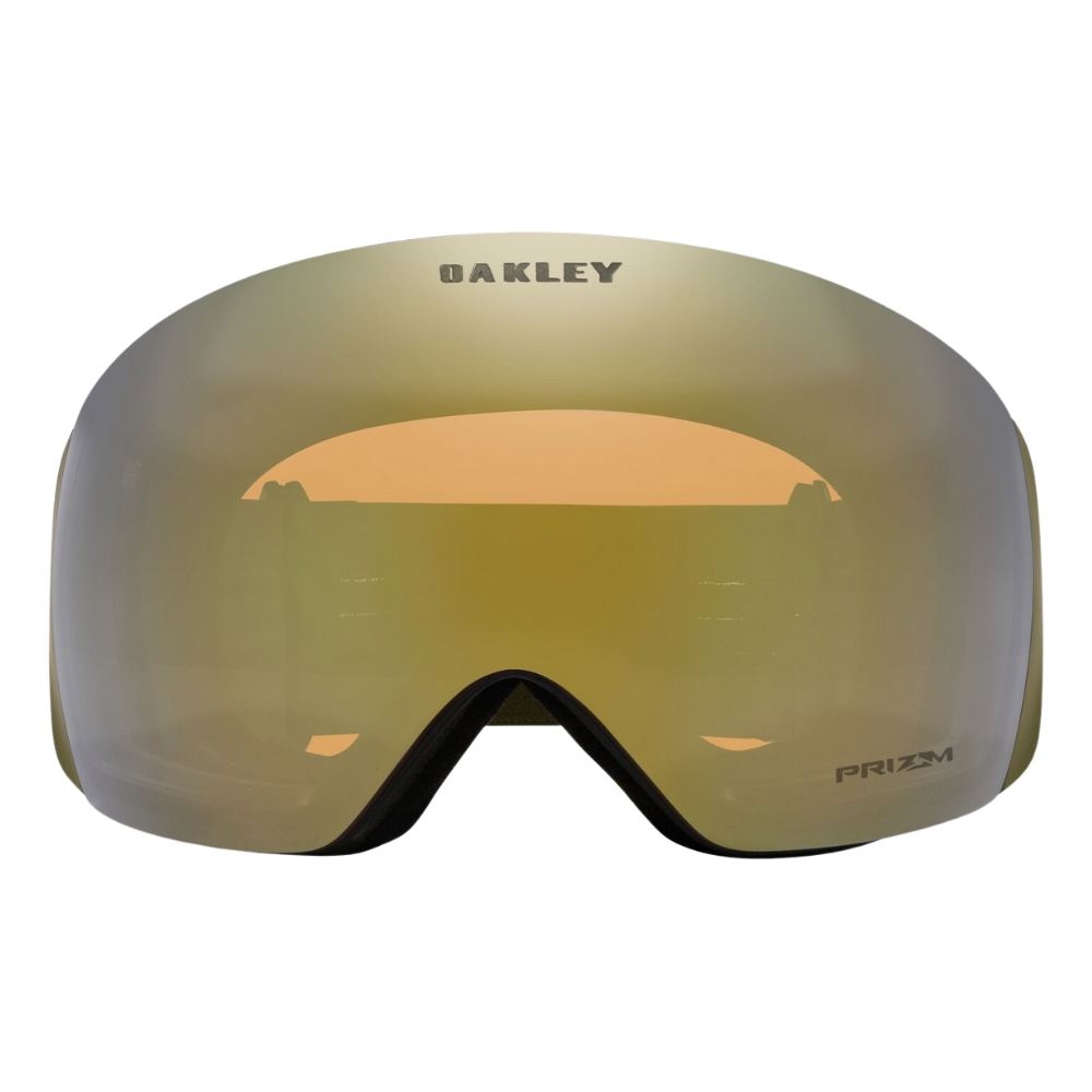 Oakley - FLIGHT DECK L - mat dark brush pzm sage gold irid - Snowboard-Brille