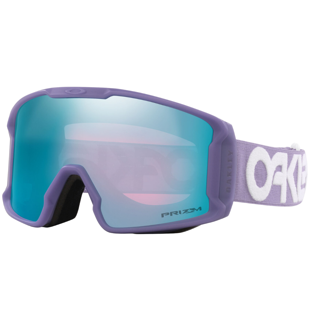 Oakley - LINE MINER M - mat b1b lilac pzm sap irid - Schneebrille verspiegelt