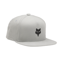 Fox - Fox Head Snapback Hat - Steel Grey - Snapback Cap