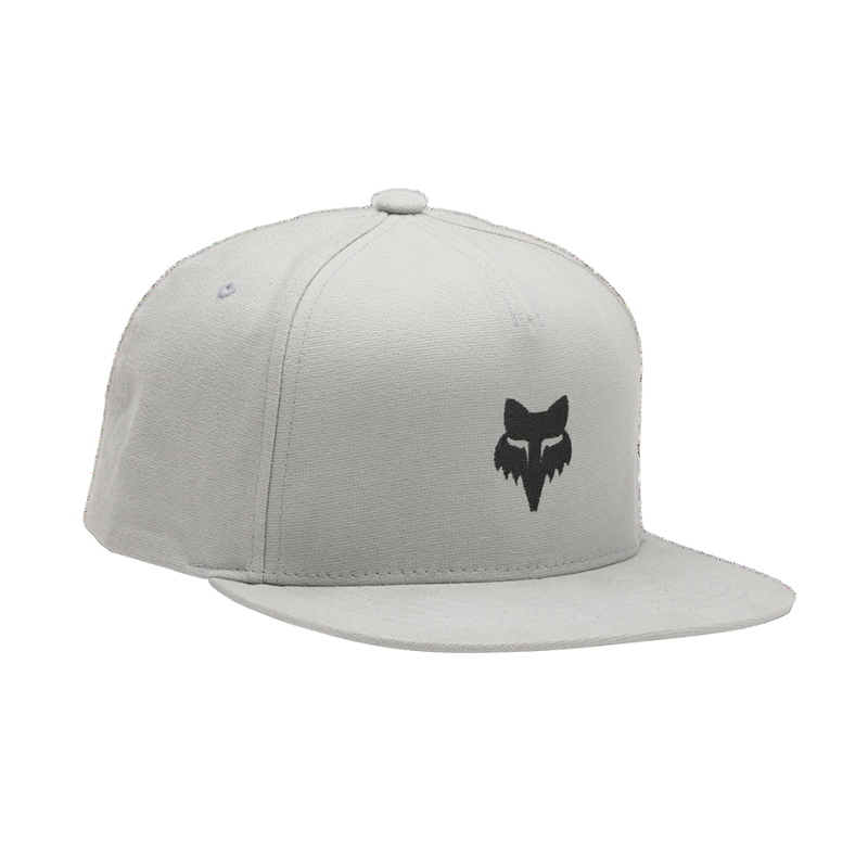Fox - Fox Head Snapback Hat - Steel Grey - Snapback Cap