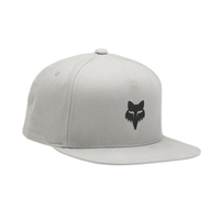 Fox - Fox Head Snapback Hat - Steel Grey - Snapback Cap