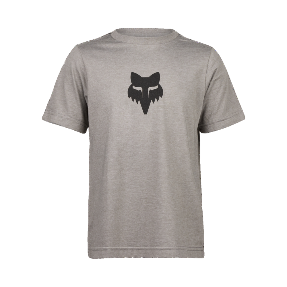 Fox - Yth Fox Head SS Tee - Heather Graphite - T-Shirt