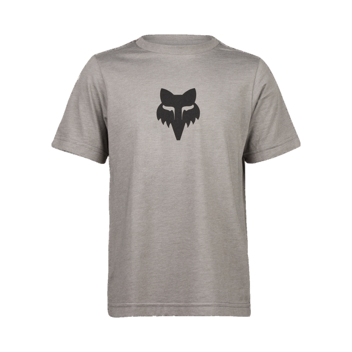 Fox - Yth Fox Head SS Tee - Heather Graphite - T-Shirt