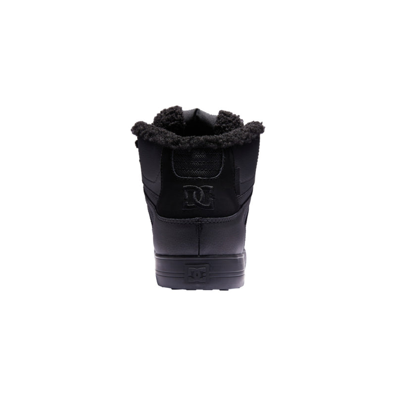 DC - PURE HIGH-TOP WC WNT - BLACK/BLACK/BLACK - Winterschuh