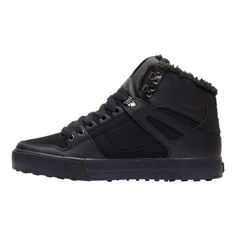 DC - PURE HIGH-TOP WC WNT - BLACK/BLACK/BLACK - Winterschuh