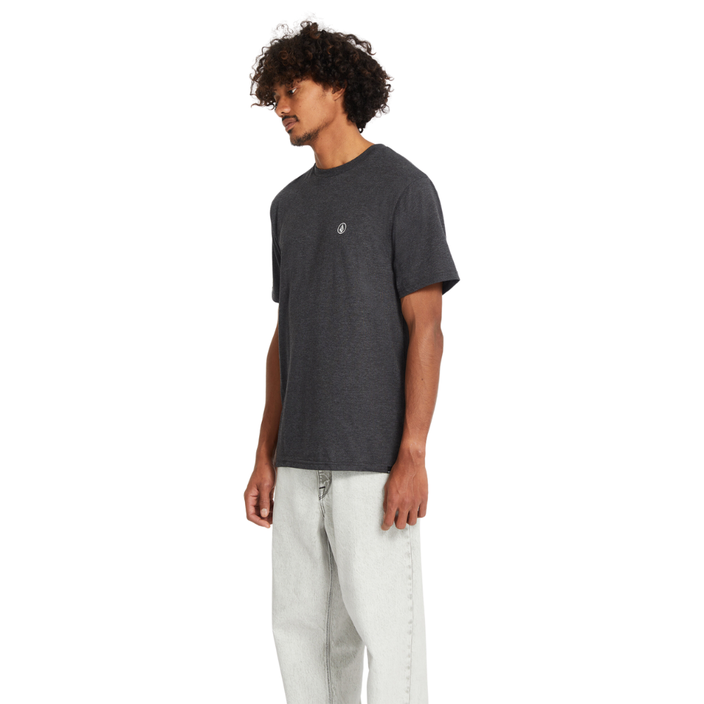 Volcom - Circle Blanks HTH SST - Heather Black - T-Shirt