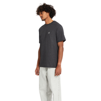 Volcom - Circle Blanks HTH SST - Heather Black - T-Shirt