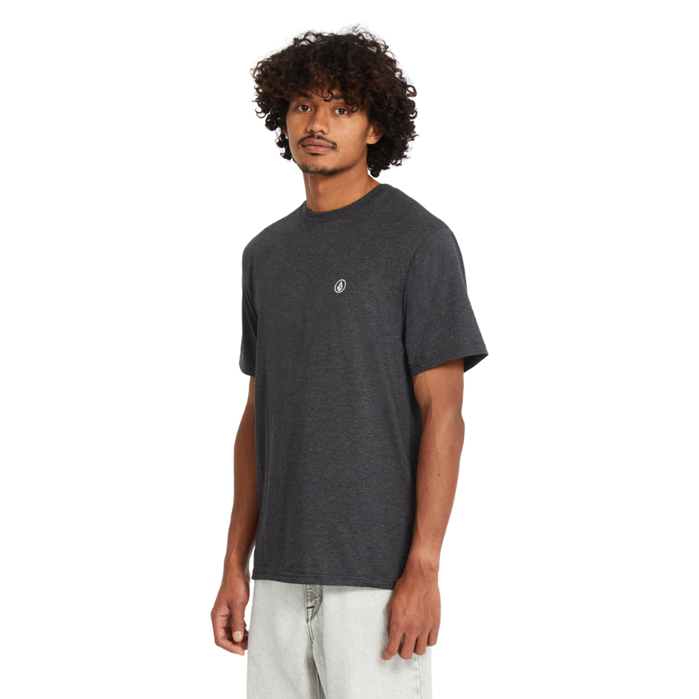 Volcom - Circle Blanks HTH SST - Heather Black - T-Shirt