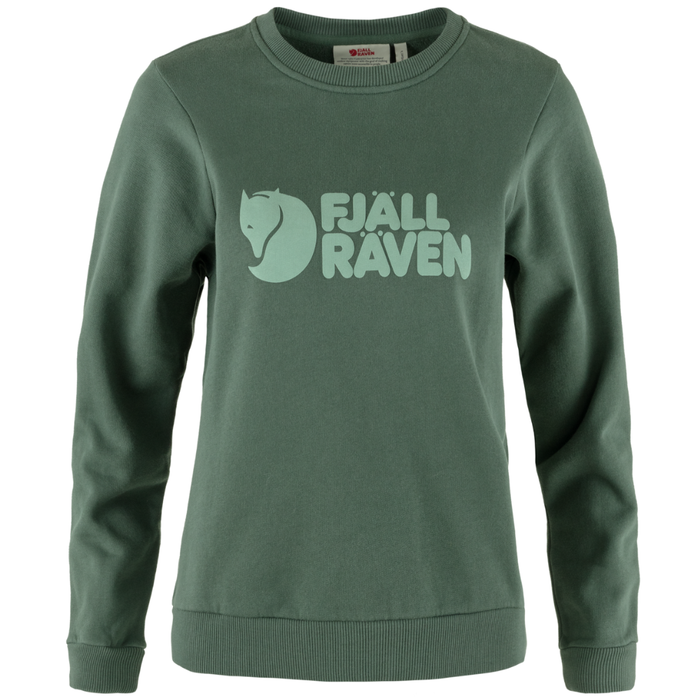 Fjällräven - Fjällräven Logo Sweater  - Deep Patina-Misty Green - Crew Sweater