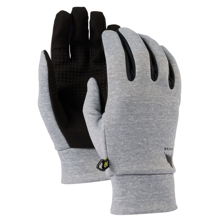 Burton - Mens Touch N Go Liner - Gray Heather - Fleece-Handschuh