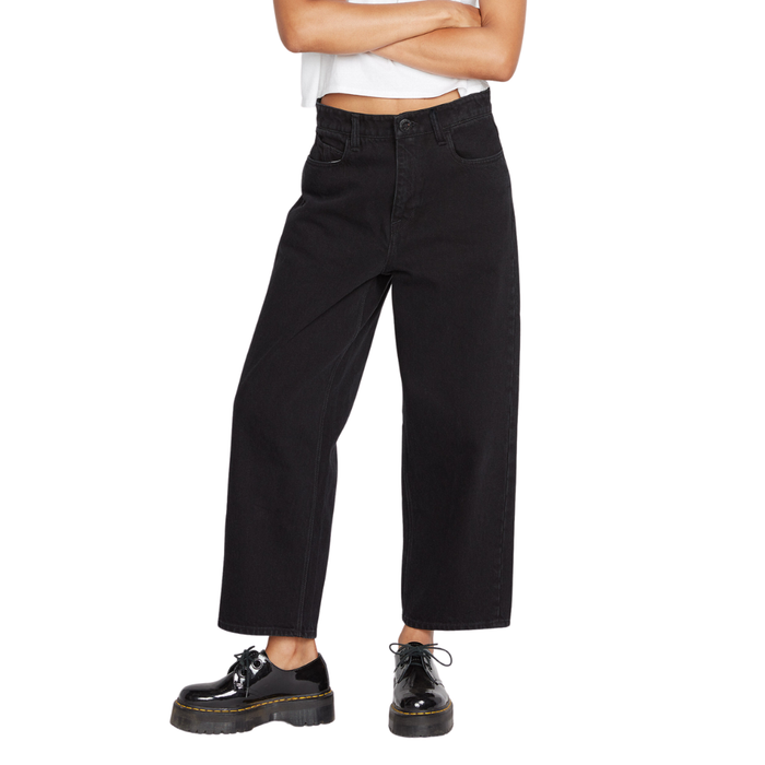 Volcom - Weellow Denim - Black - Baggy Fit Jeans