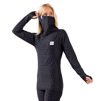Eivy - Icecold Top - Black Leopard - Funktions-Shirt Langarm