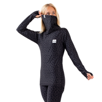 Eivy - Icecold Top - Black Leopard - Funktions-Shirt Langarm