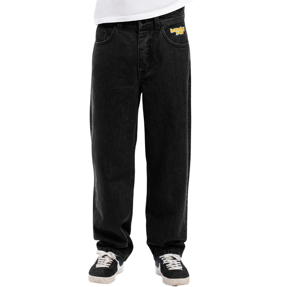 Homeboy - x-tra BAGGY Denim - Washed Black - Baggy Fit Jeans